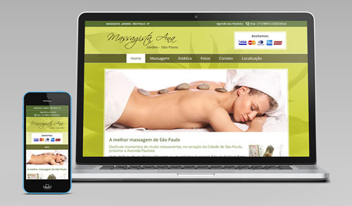Cliente: Massagista Jardins SP - Criação de Sites com Versão para Smartphone